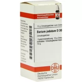 BARIUM JODATUM D 30 globuli, 10 g