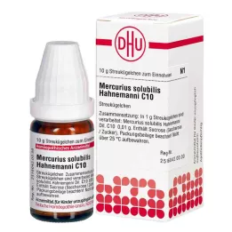 MERCURIUS SOLUBILIS Hahnemanni C 10 globuli, 10 g