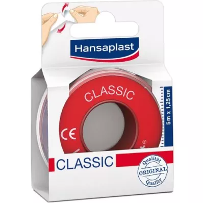 HANSAPLAST Klassiskt fixeringsgips 1,25 cm x 5 m, 1 st