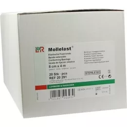 MOLLELAST Bandage 8 cmx4 m sterilt enkelförpackat, 20 st