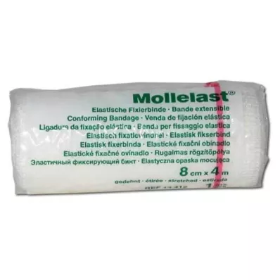 Mollelast 8cmx4m vit, 1 st