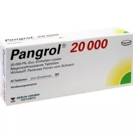 PANGROL 20 000 enterotabletter, 50 st