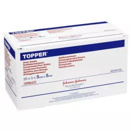 TOPPER Slit Compr.5x5 cm steril, 20X5 st