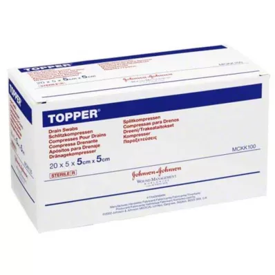 TOPPER Slit Compr.5x5 cm steril, 20X5 st