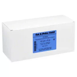 KOMPRESSIONS BINDE 12cmx5m m.kort dragskena, 10 st