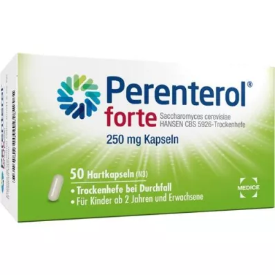 PERENTEROL forte 250 mg kapslar, 50 st