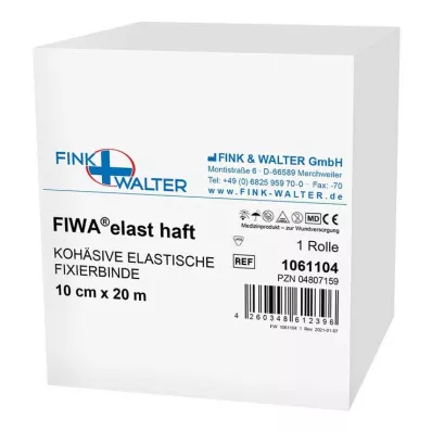 FIXIERBINDE sammanhängande elastisk 10 cmx20 m vit, 1 st FIXIERBINDE sammanhängande elastisk 10 cmx20 m vit, 1 st