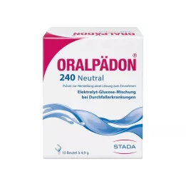 ORALPÄDON 240 neutral påse pulver, 10 st
