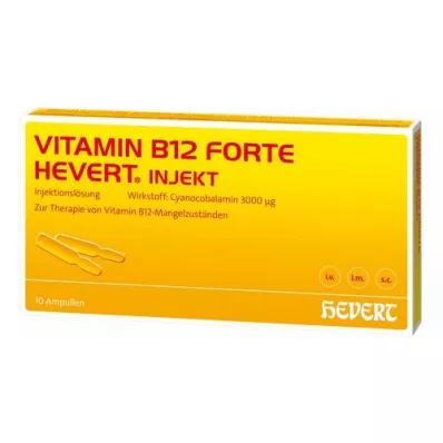 VITAMIN B12 HEVERT forte Inject Ampuller, 10X2 ml