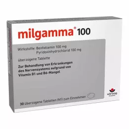 MILGAMMA 100 mg dragerade tabletter, 30 st