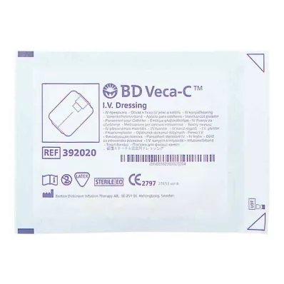 BD VECA-C Fixeringsförband för kateter 6x7,5 cm med fönster, 1 st