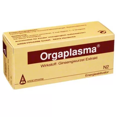 ORGAPLASMA Överdragna tabletter, 50 st