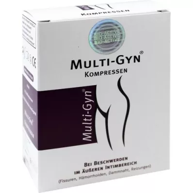 MULTI-GYN Kompresser för välbefinnande i analområdet, 12 st