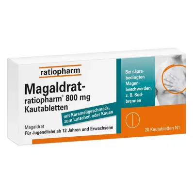 Magaldrat-ratiopharm® 800 mg tuggtabletter, 20 st