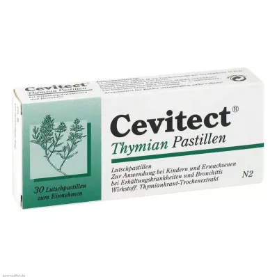 Cevitect timjanpastiller, 30 st Cevitect timjanpastiller, 30 st