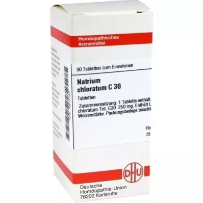 NATRIUM CHLORATUM C 30 tabletter, 80 pc