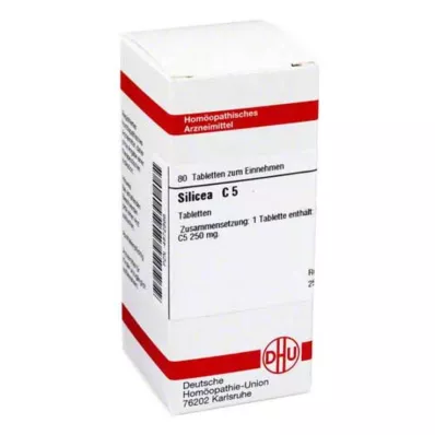 SILICEA C 5 tabletter, 80 pc