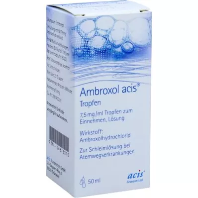 AMBROXOL acisdroppar, 50 ml