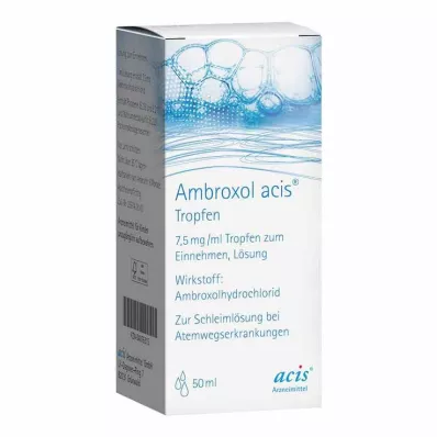 AMBROXOL acisdroppar, 50 ml