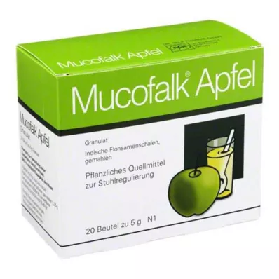 MUCOFALK Äppelgranulat.för.beredning.av.en.suspension.för.användning.i.dospåsar, 20 st