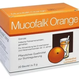 MUCOFALK Orange Gran. för beredning av en suspension för oral användning, 20 st