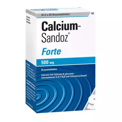 CALCIUM SANDOZ forte brustabletter, 2X20 st CALCIUM SANDOZ forte brustabletter, 2X20 st