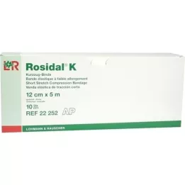 ROSIDAL K Bandage 12 cmx5 m, 10 st