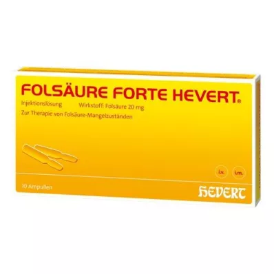 FOLSÄURE HEVERT forte Ampuller, 10X2 ml