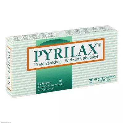 PYRILAX 10 mg suppositorier, 6 st
