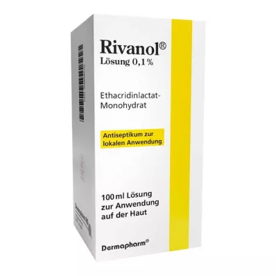 RIVANOL Lösning 0,1%, 100 ml
