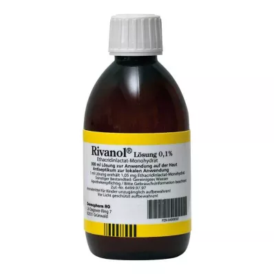 Rivanollösning 0,1 %, 300 ml