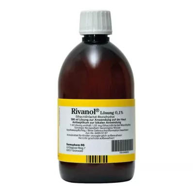 Rivanollösning 0,1 %, 500 ml Rivanollösning 0,1 %, 500 ml