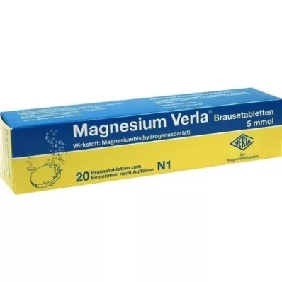 MAGNESIUM VERLA Brustabletter, 20 st