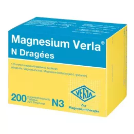 MAGNESIUM VERLA N Belagda tabletter, 200 st