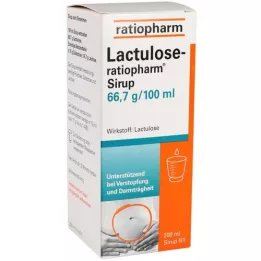 LACTULOSE-sirap av ratiopharm, 200 ml