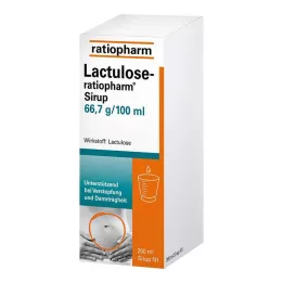 LACTULOSE-sirap av ratiopharm, 200 ml