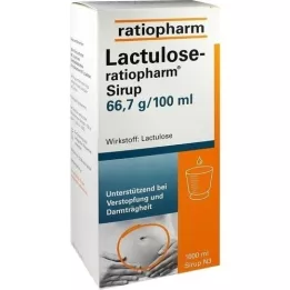 LACTULOSE-ratiopharm sirap, 1000 ml
