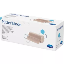 PÜTTER Bandage 8 cmx5 m, 10 st