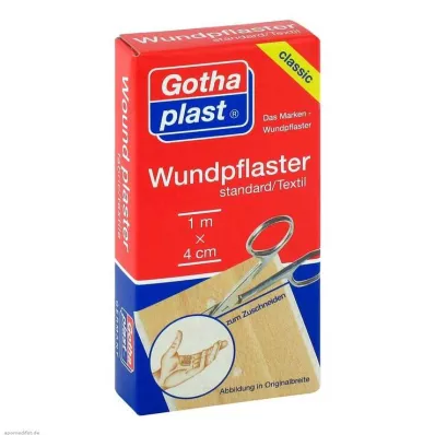 GOTHAPLAST Sårplåster stand.4 cmx1 m klippt, 1 st