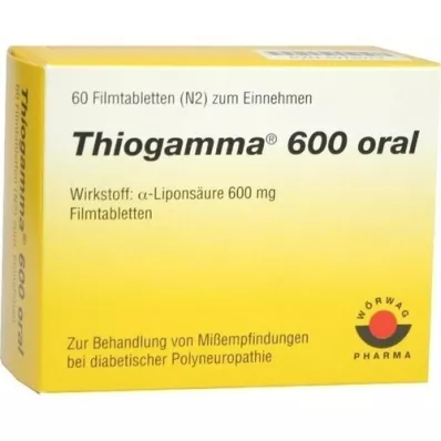 THIOGAMMA 600 orala filmdragerade tabletter, 60 st