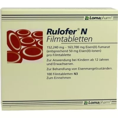 RULOFER N Filmdragerade tabletter, 100 st