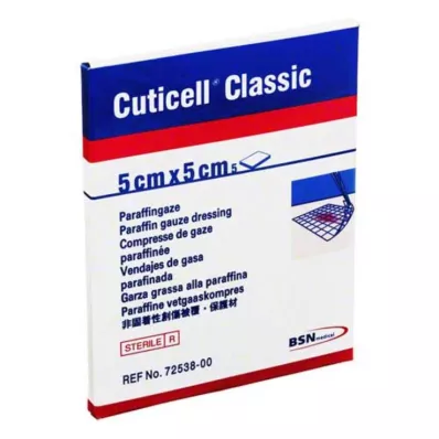 CUTICELL Klassisk sårgas 5x5 cm, 5 st
