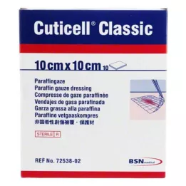 CUTICELL Klassisk sårgas 10x10 cm, 10 st