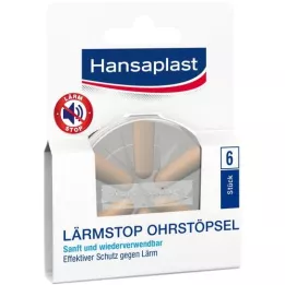 HANSAPLAST Noise Stop öronproppar, 6 st