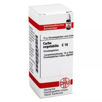 DHU Carbo vegetabilis C 10 kulor, 10 g DHU Carbo vegetabilis C 10 kulor, 10 g