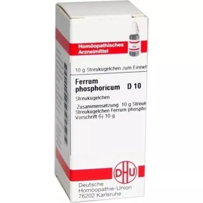 FERRUM PHOSPHORICUM C 10 globuli, 10 g