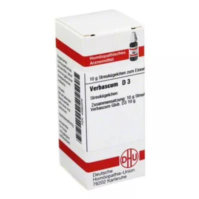 VERBASCUM D 3 kulor, 10 g VERBASCUM D 3 kulor, 10 g
