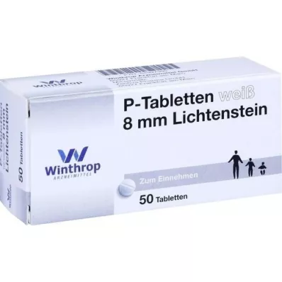 P TABLETTEN vit 8 mm, 50 st