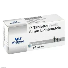 P tabletter vita 8 mm, 50 st