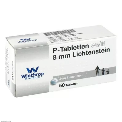 P tabletter vita 8 mm, 50 st P tabletter vita 8 mm, 50 st